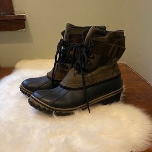 Olive & Black SOREL Boots